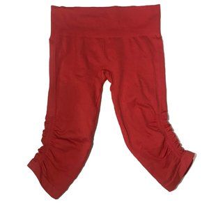 Lululemon 8 In The Flow Crop Orange